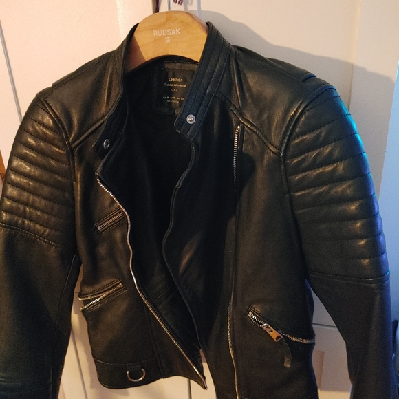 100% Guenine Buttersoft Zara Luxury Moto Jacket - Picture 5 of 7